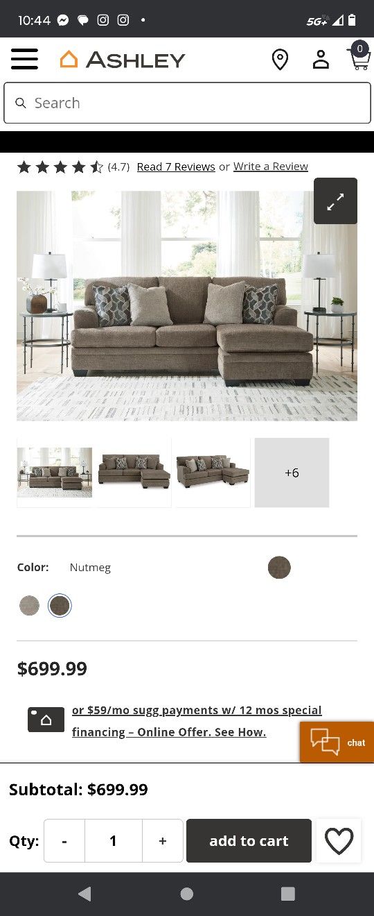 Today ONLY New Sectionals Or Sofa And Loveseats 75% Off