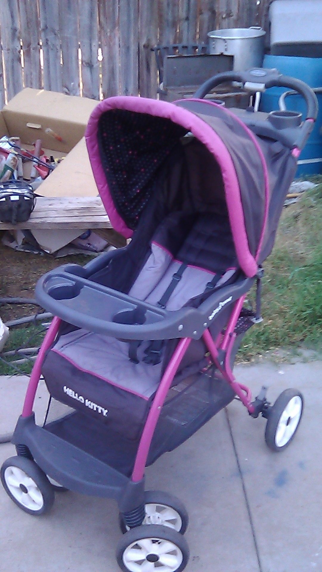 Hello Kitty Baby Trend stroller