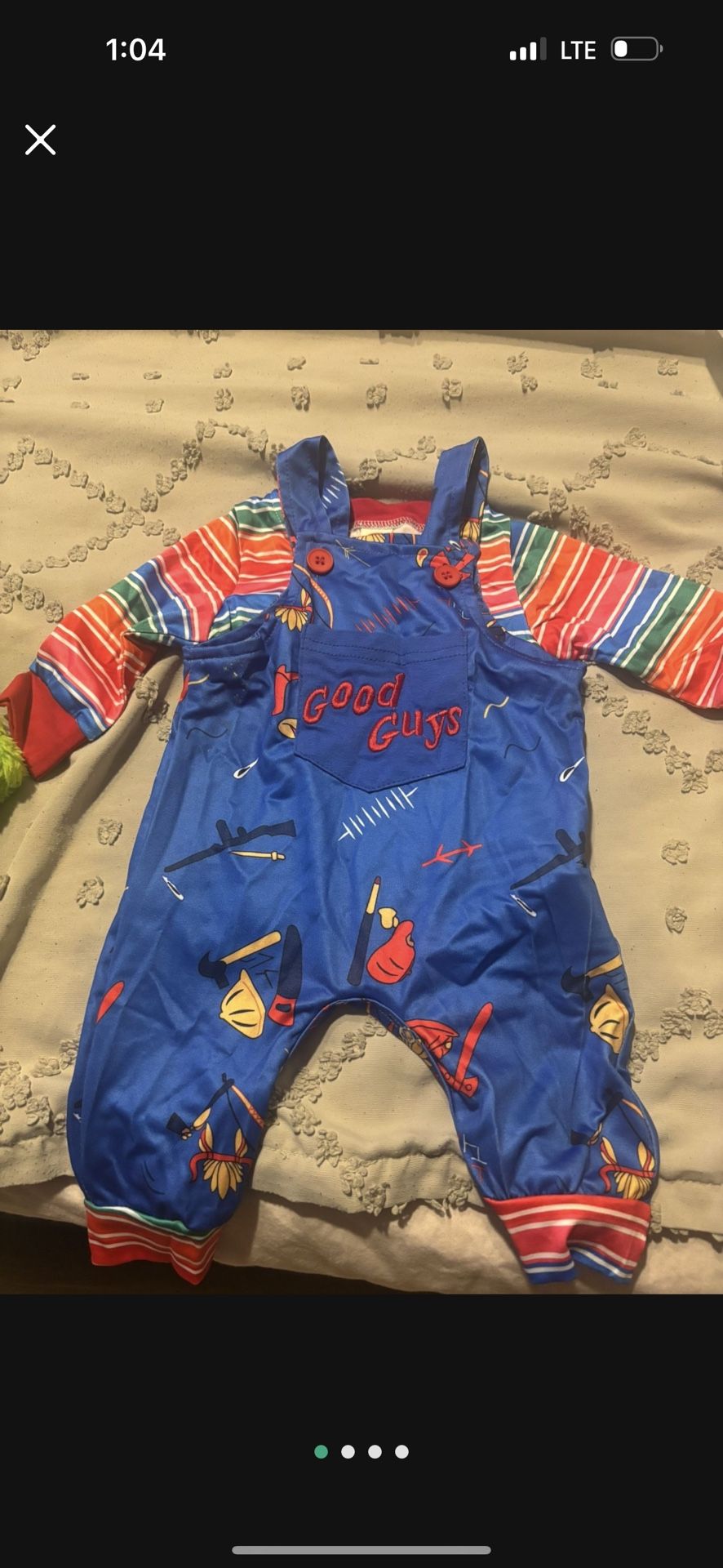 Baby Costume  Good Guys Doll Chucky Doll