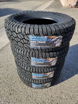 235 75 15 NEW ALL TERRAIN TIRES