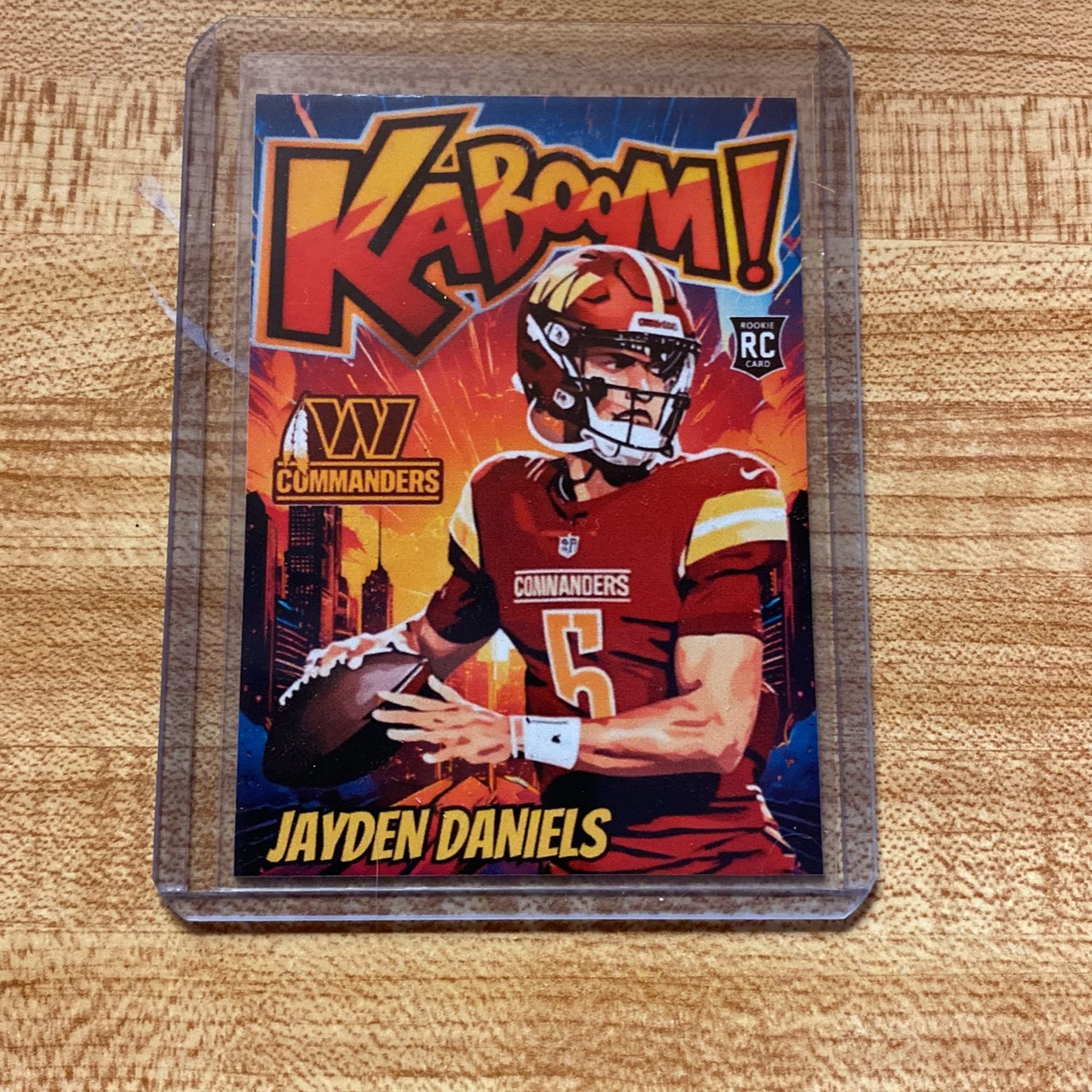 Jayden Daniel Rookie Kaboom Card Promo