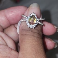 Solid Sterling Silver. 925 Ring Size 9