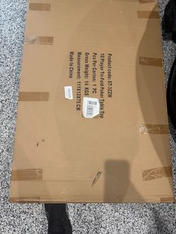 10 Player Tri-Fold Poker Table Top