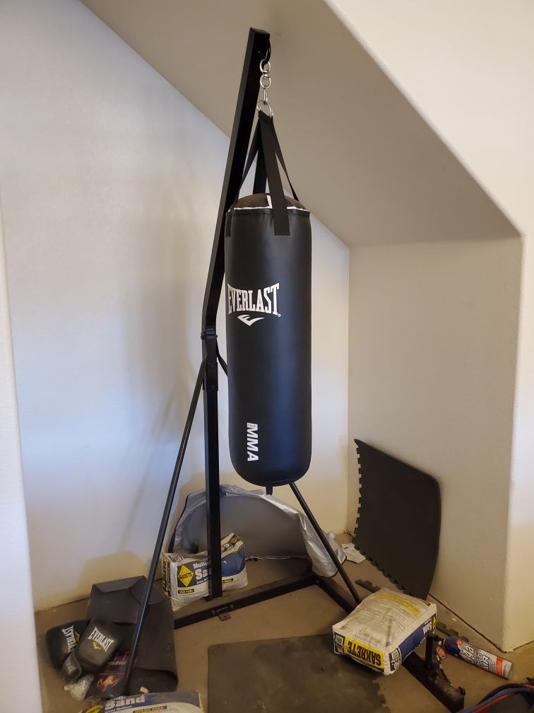 Everlast MMA Punching Bag. ***Gloves and stand included***