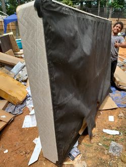Queen BOX spring With Mattress.