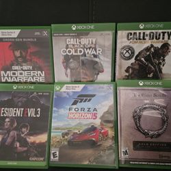 Xbox One/X Games 
