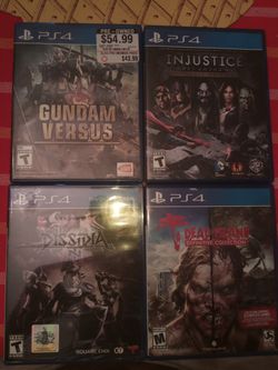PS4 games $15 each