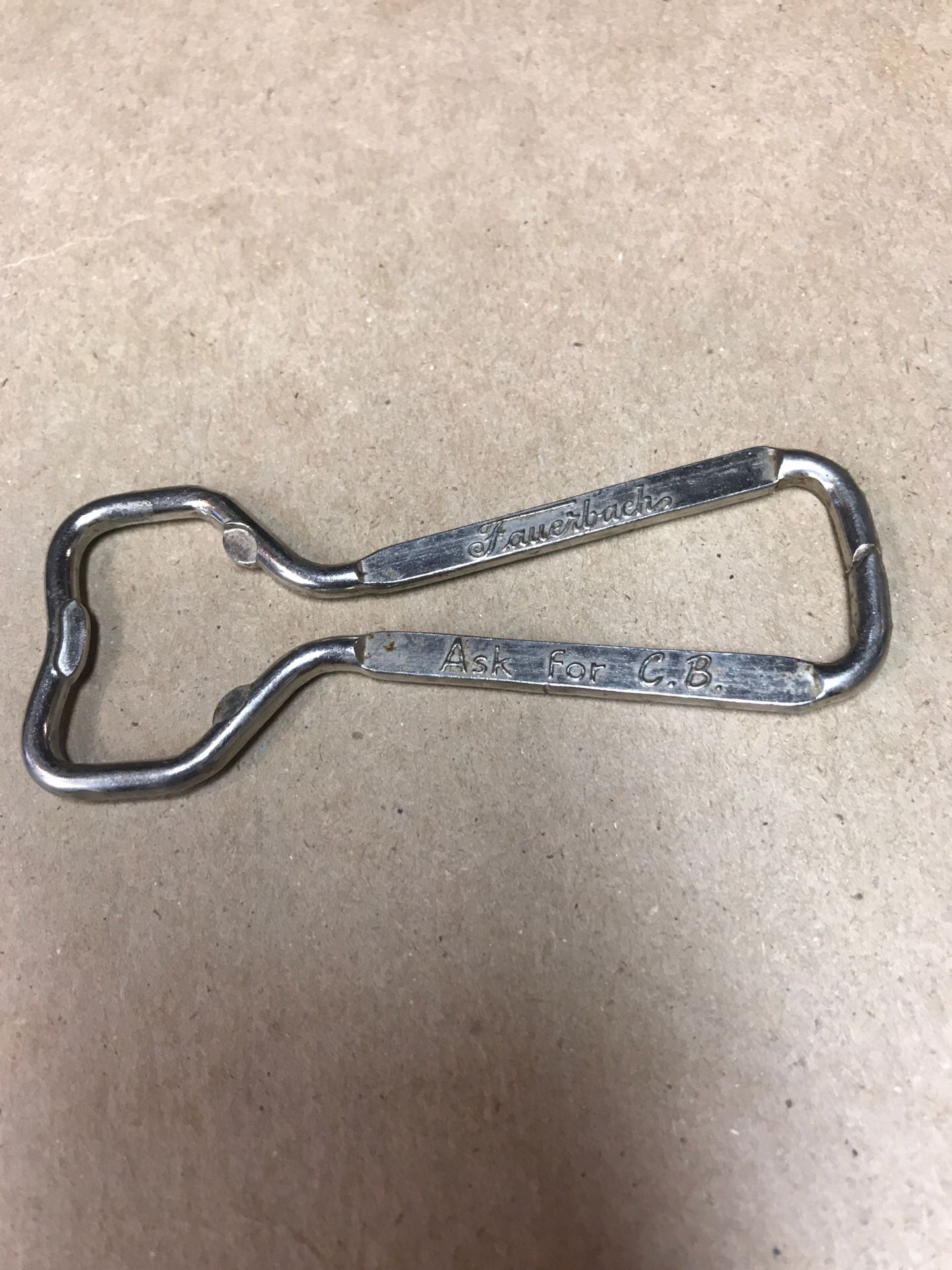 Fauerbachs C.B. Beer opener
