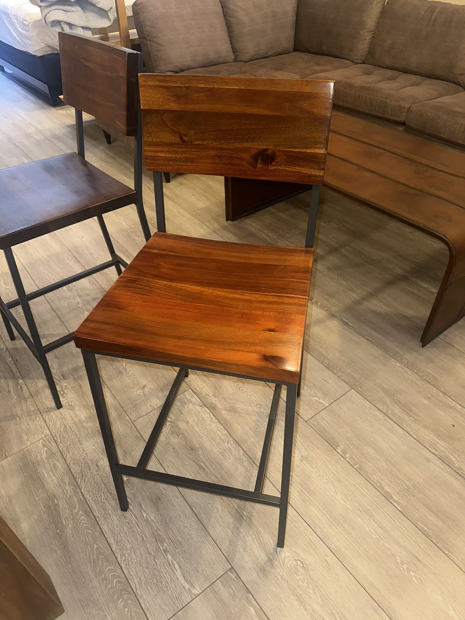 WEST ELM – Rustic Bar Stools