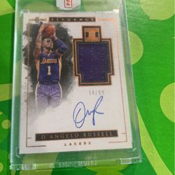 D’angelo Russell Autograph card/Jersey card