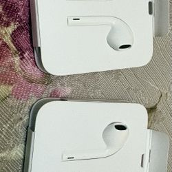 2 NEW Apple EarPods Headphones with Lightning Connector