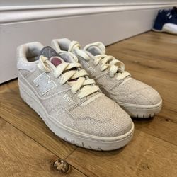 New Balance 550 Linen Beige – Unisex Size 8M / 9.5W – Extra Laces