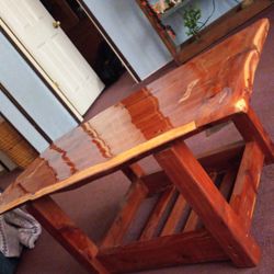 Custom Handmade Cedar Coffee Table