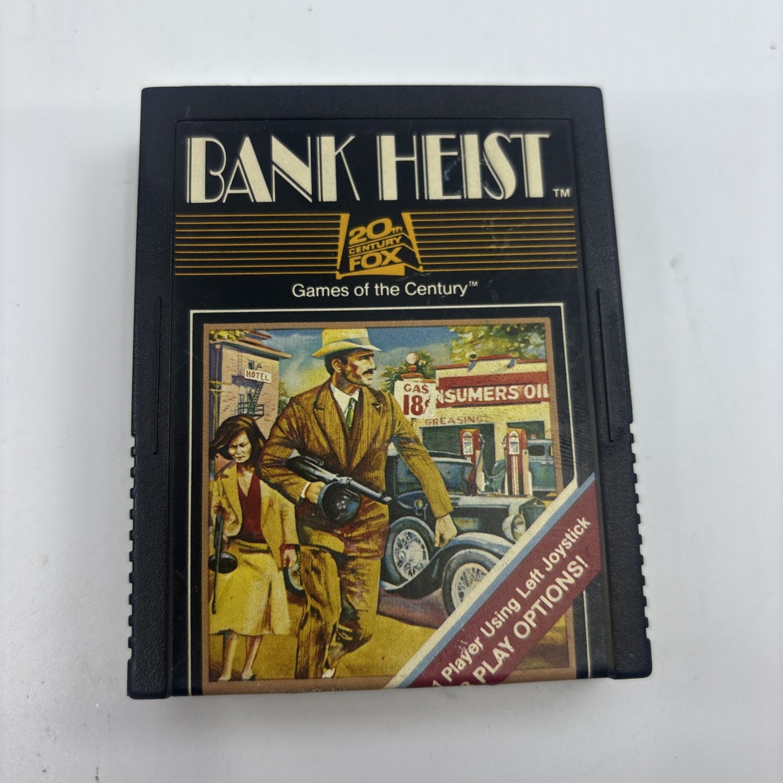 Atari Game Bank Heist Fox Video 1983 Vtg Uses Joystick 1 Player A5