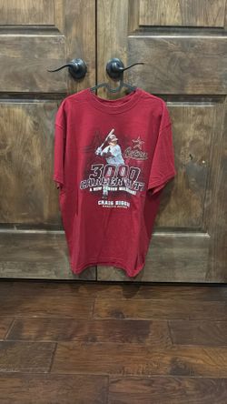Craig Biggio 3000 Hit Milestone Shirt Large 