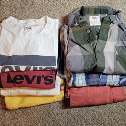 Levi's T-shirts And Dress Shirts