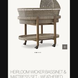 Restoration Hardware Bassinet