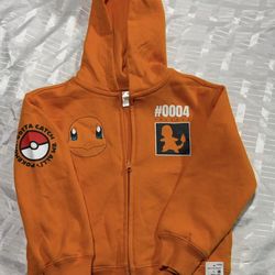 NEW Charmander Pokémon Zip-Up Hoodie- Boy’s size 4
