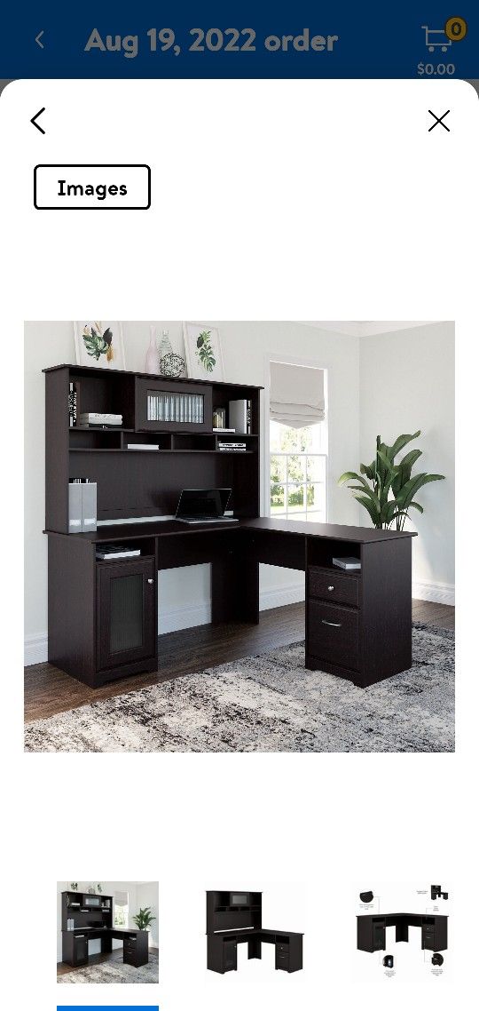 Busch Furniture Desk With Hutch