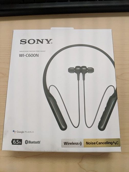Sony WI-C600N wireless noise canceling headphone