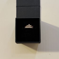 Pandora Sparkling Row Eternity Ring + Sparkling Herbarium Cluster 