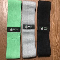 PREMIUM GRIP Life Hip Booty Bands Fabric Resistance Bands for Gym Home Workout (Set of 3)