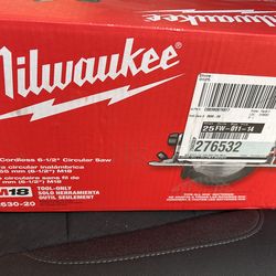 New Milwaukee Skill Saw