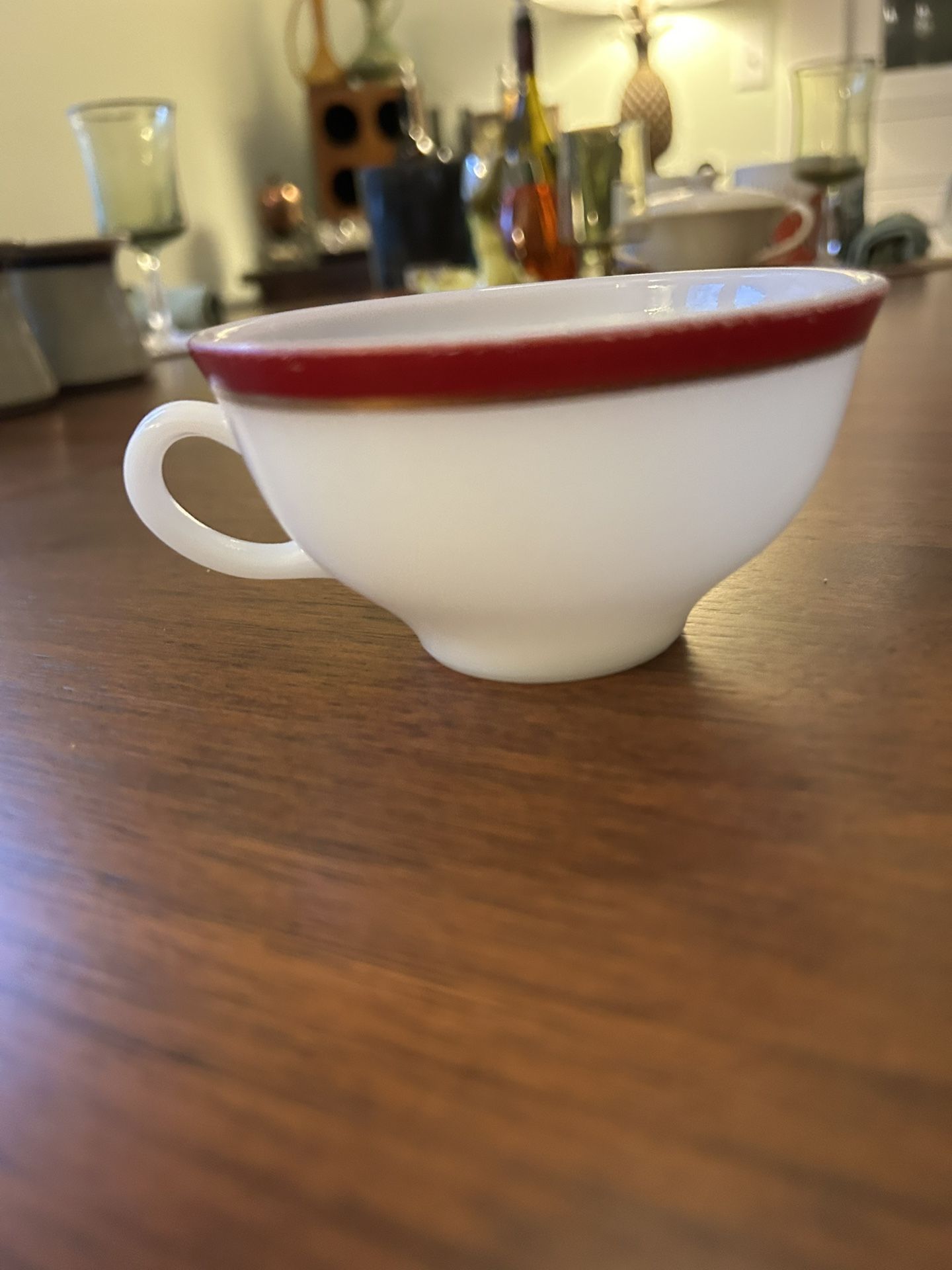 Vintage Milk Glass Pyrex Tea Cup