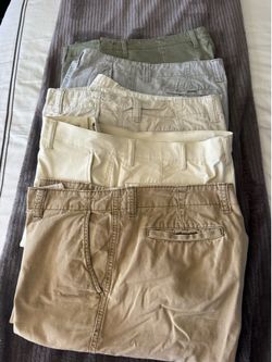 Size 40 shorts and 5 size 38