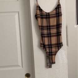 Plaid Bodysuit