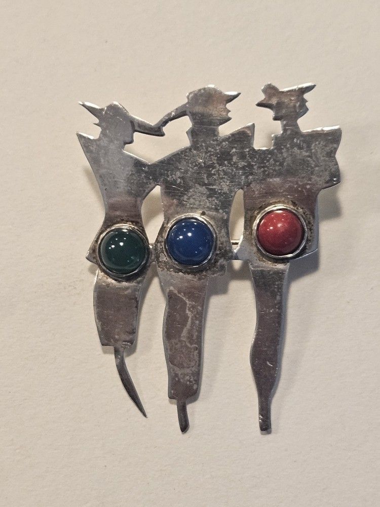 Vintage Mexico 925 Sterling Silver Pin