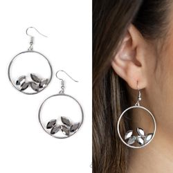 Cue The Confetti - Silver Earrings