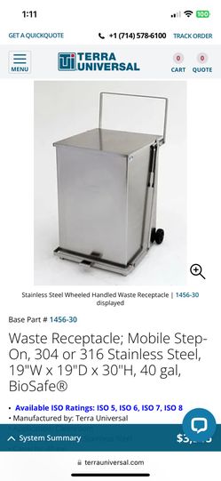 7-Medical Dispose Container/Medical trashcan disposed container