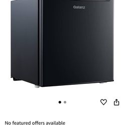 Supernon Galanz 1.7 cu ft Compact Refrigerator, Black