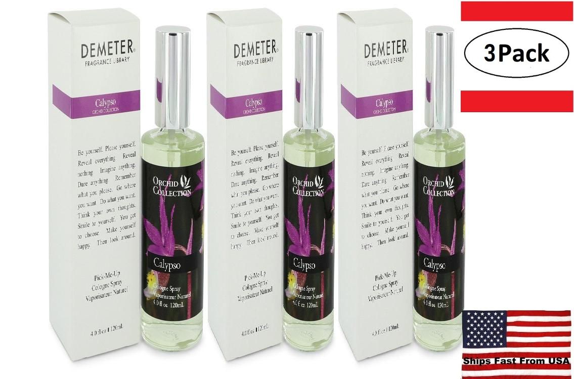 3 Pack Demeter Calypso Orchid by Demeter Cologne Spray 4 oz for Women