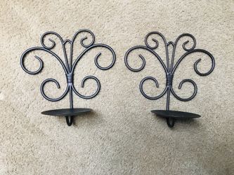 2 Wall Candle holders