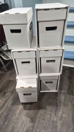 BCW Short comic book storage boxes with drawer style housing