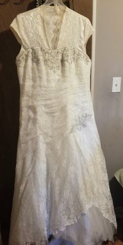 Wedding dress from David Bridals