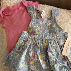 12 mo. Baby Girl Dress Set