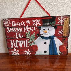 Snowman Hanging Sign