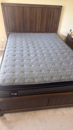 Queen Size Sealy Performance Posturepedic Eurotop Firm Mattress