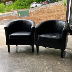 Two Club Chairs