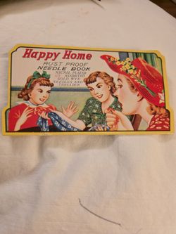 VINTAGE Happy Home, Rust Proof Needle Book