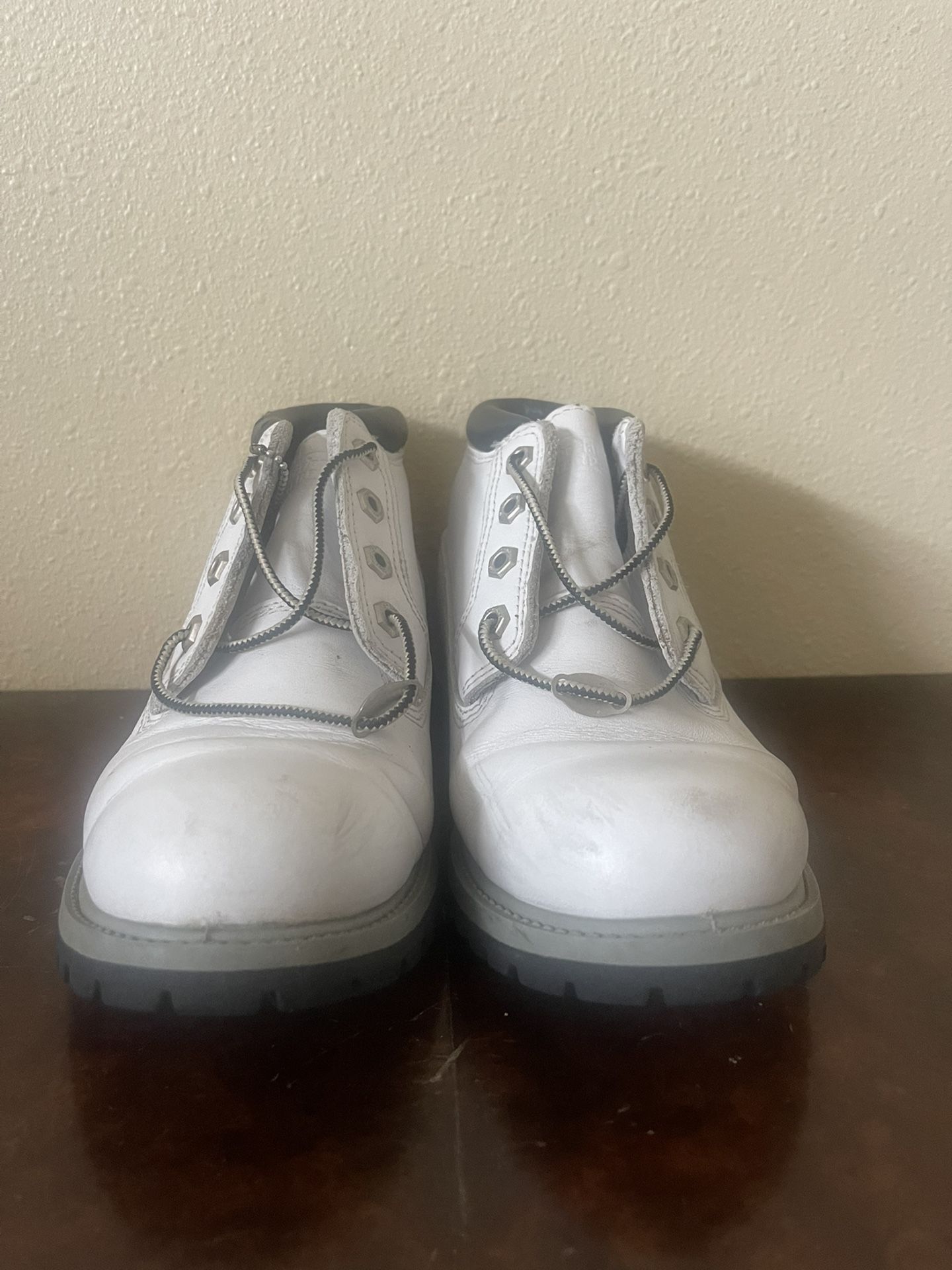 White Timberland Boots