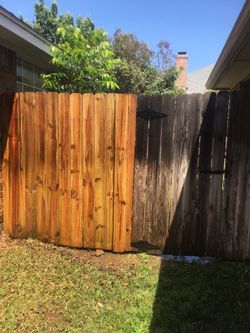Fence power washing, DFW