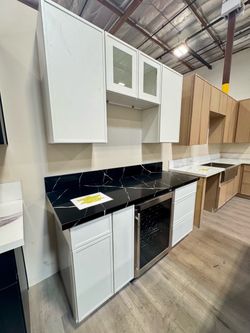 Slim Dove White Kitchen Cabinets - Contact us for More Info