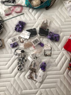 Bag of new never used costume jewelry