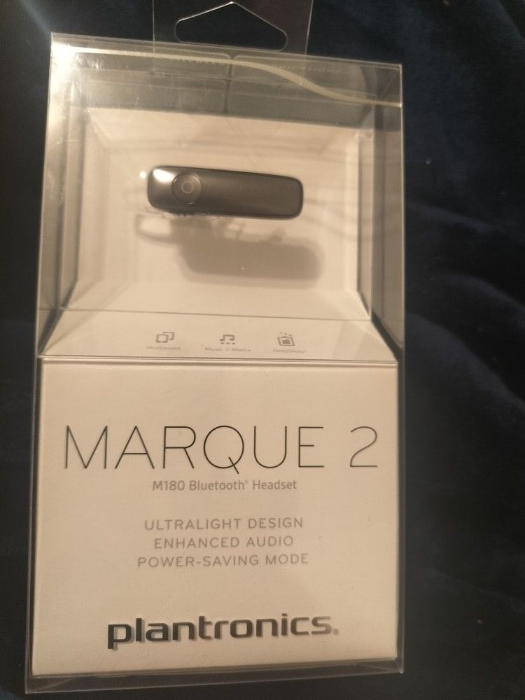 Brand New Plantronics M160 Marque2 Bluetooth Headset