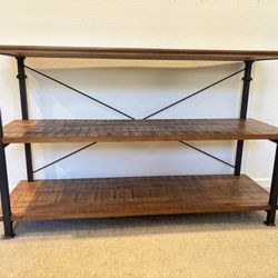 Solid Acacia Wood Media Stand - $200 OBO