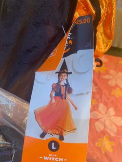 Girls Halloween witch costume